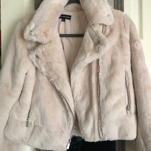 Faux fur jacket